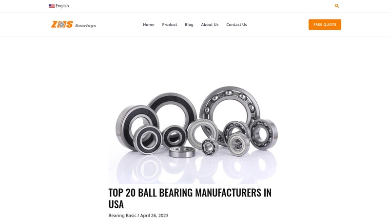 ball bearing manufacturers in USA Deep Groove Ball Bearing