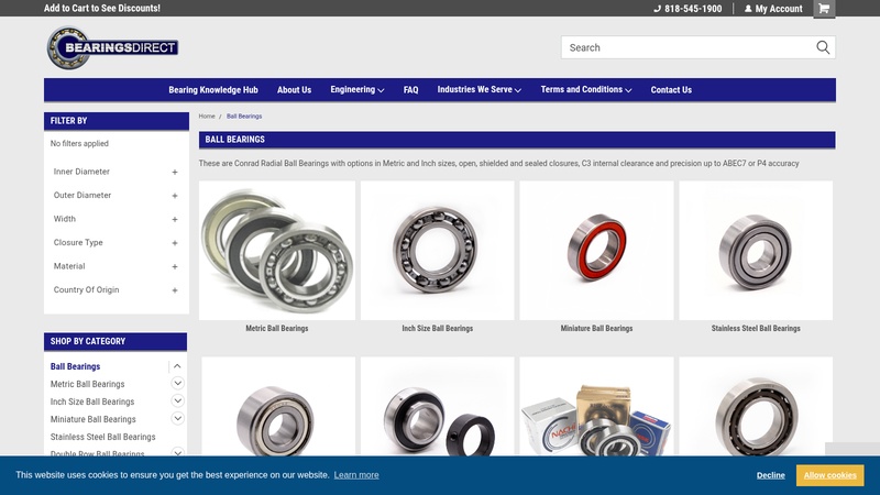 Ball Bearings Supplier Deep Groove Ball Bearing