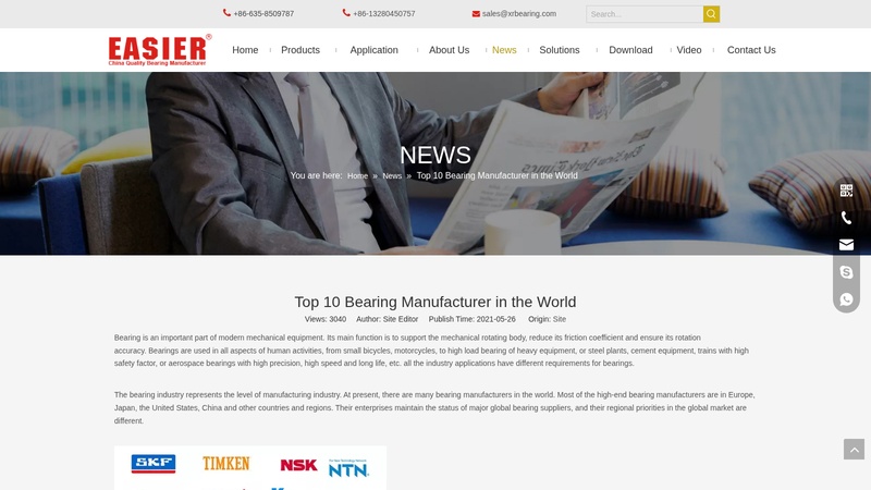 Bearing Manufacturer in the World Needle Roller Bearing