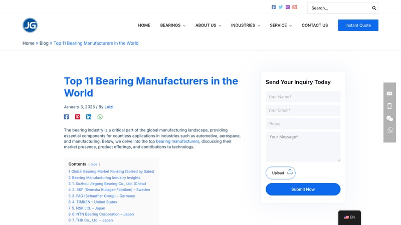 Bearing Manufacturers in the World Tapered Roller Bearing