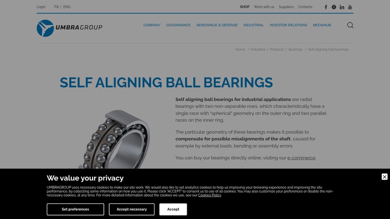 Self aligning ball bearings Self-Aligning Ball Bearing