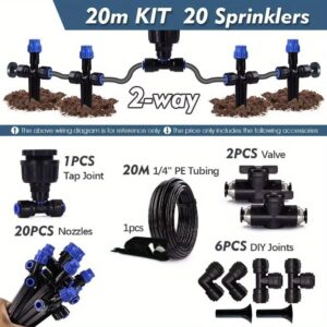Stake-mounted Micro-sprinkler System
